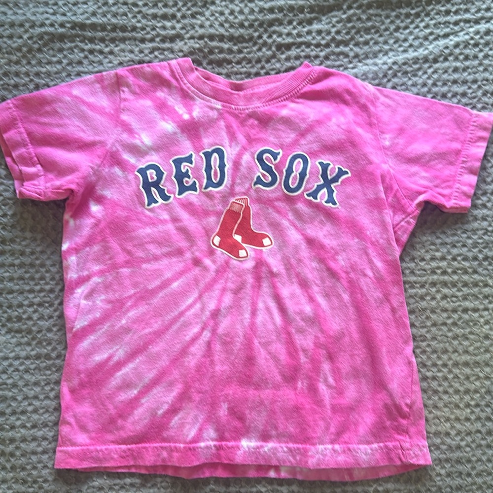 Red Sox tie dye kids shirt 3T